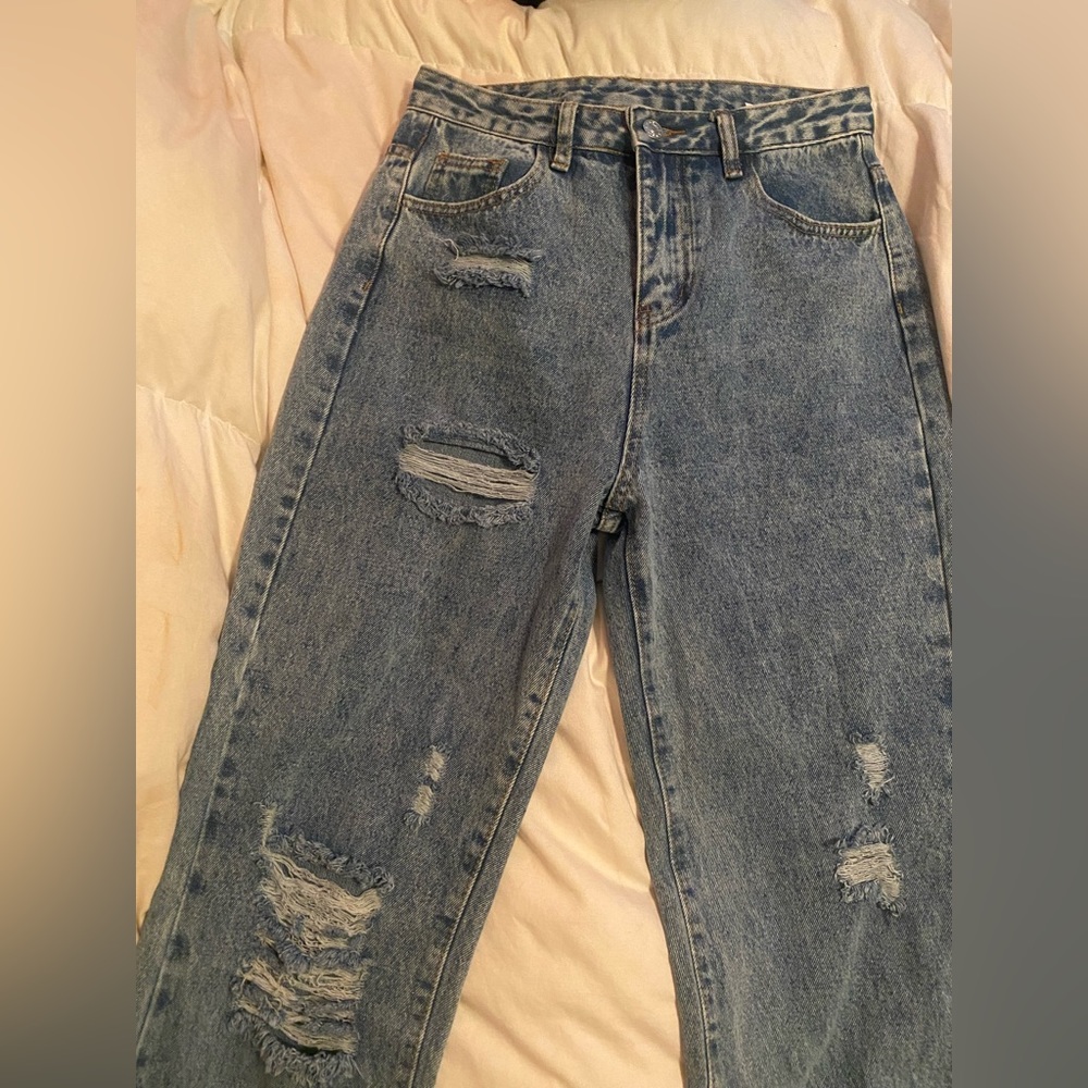 Shein distressed jeans